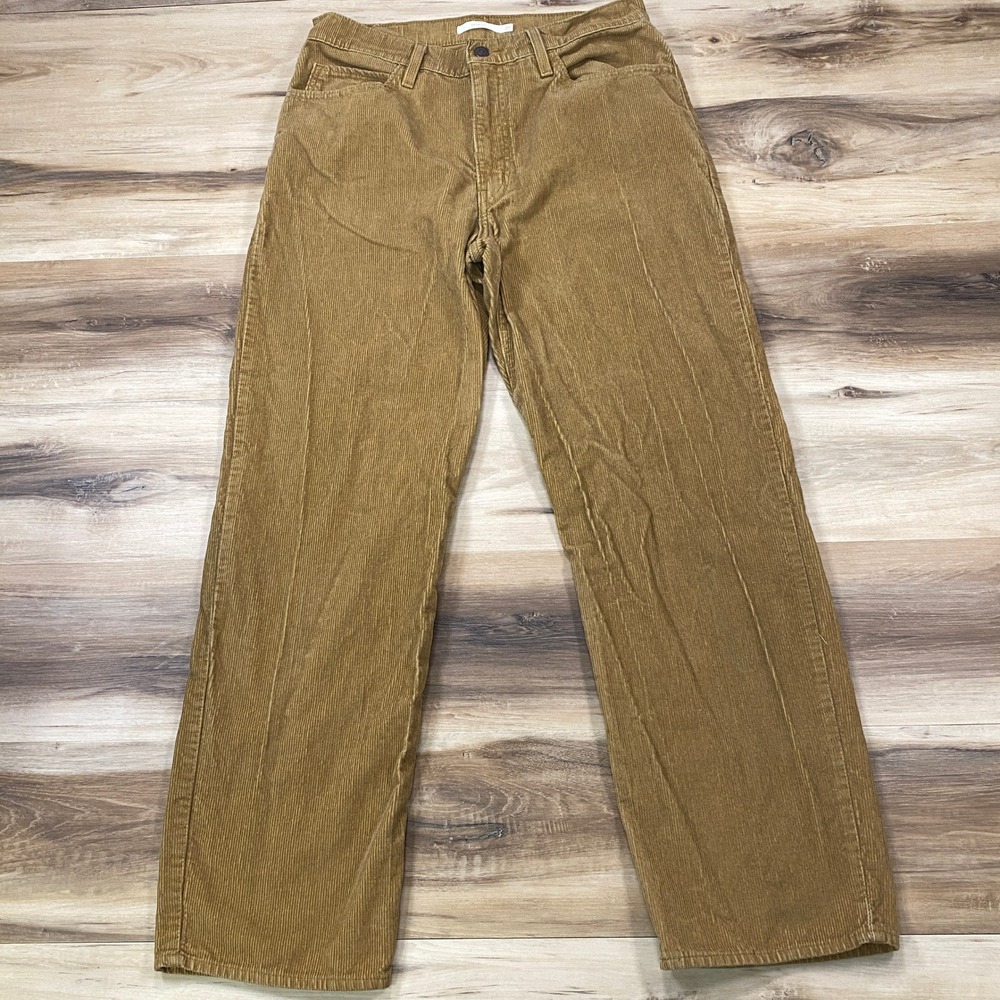 Levi's '94 Baggy Pants Women 30 Retro Corduroy Relaxed Tan Brown Streetwear